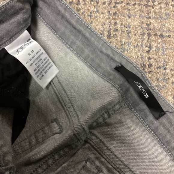 Joe’s Skinny Ankle Gray Washed Jeans * Size 25 Waist - Picture 5 of 9